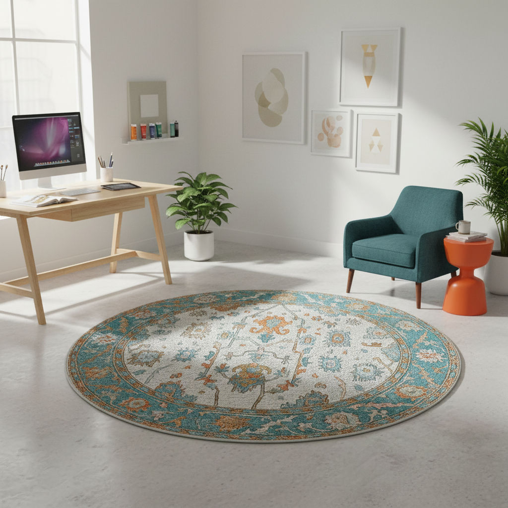 ORALENIS - Hand Knotted Oushak Carpet
